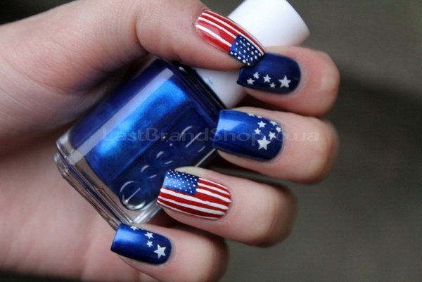 Independence Day Inspired Nails Art Designs - World inside pictures