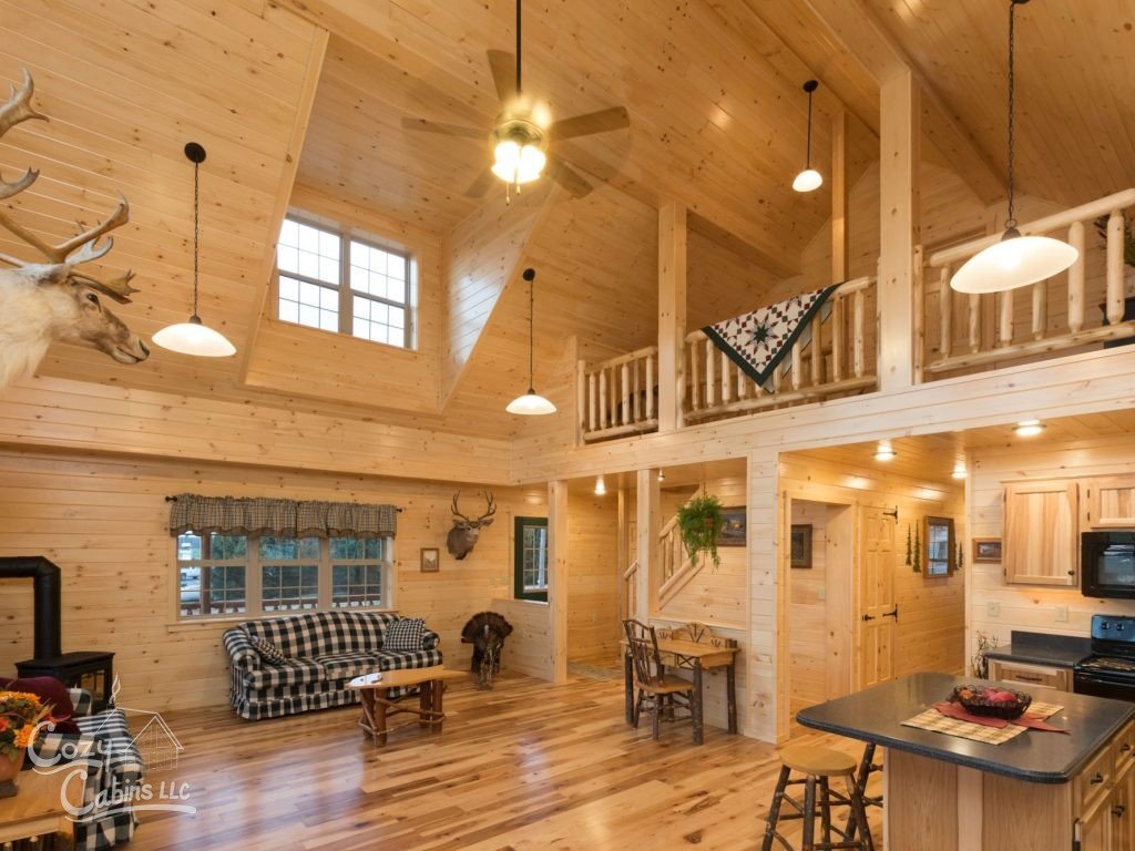 Mesmerizing Log House Interiors That Will Impress You 