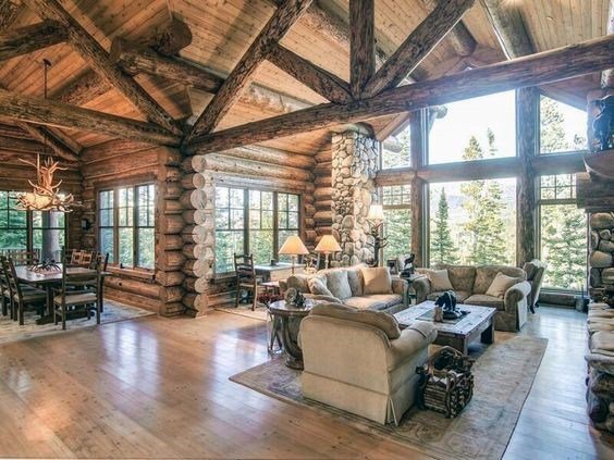 Mesmerizing Log House Interiors That Will Impress You World Inside Pictures