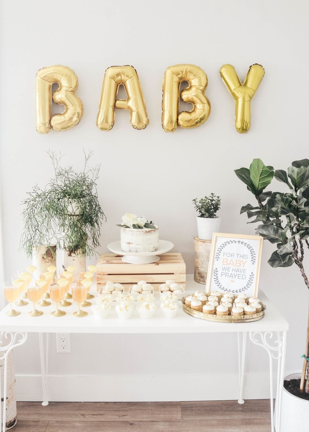 neutral baby shower ideas