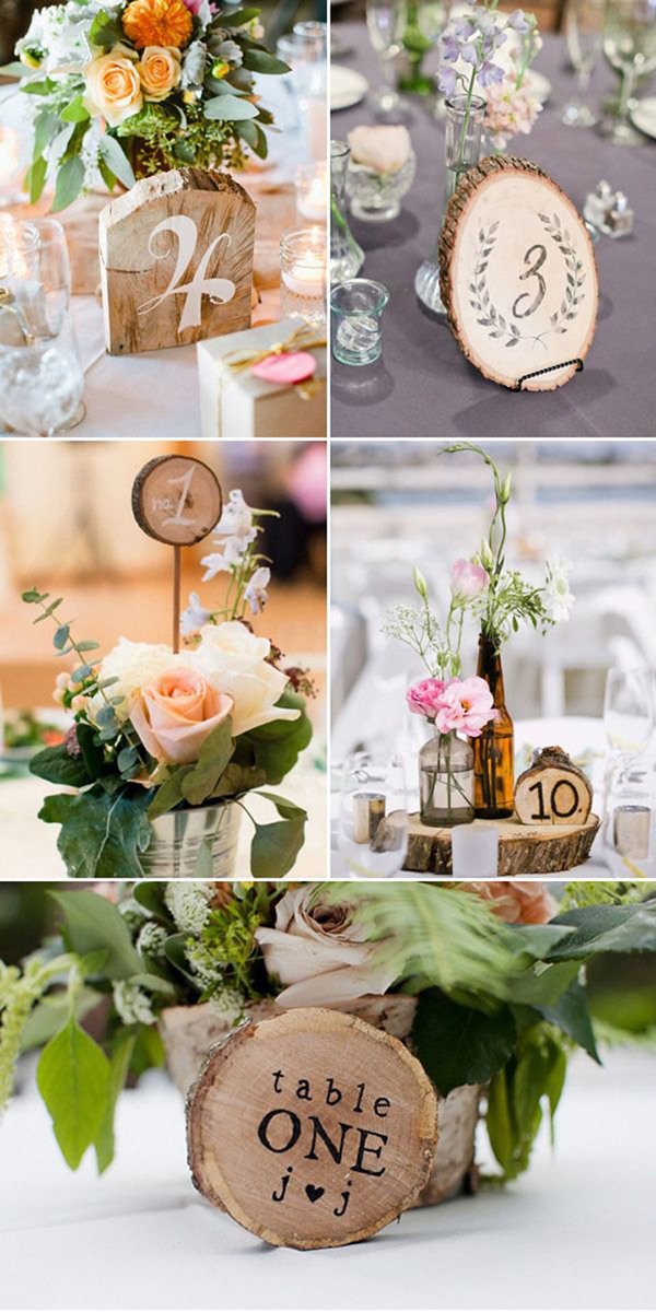 Eye Catching Diy Wedding Table Numbers That Will Add A Special