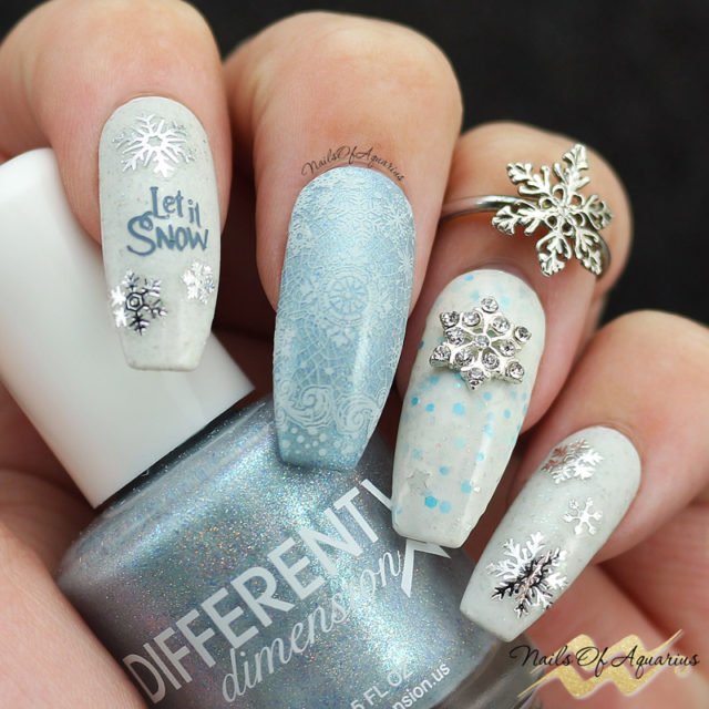 Whimsical Winter Manicure That Will Make Your Nails Stand Out - World ...