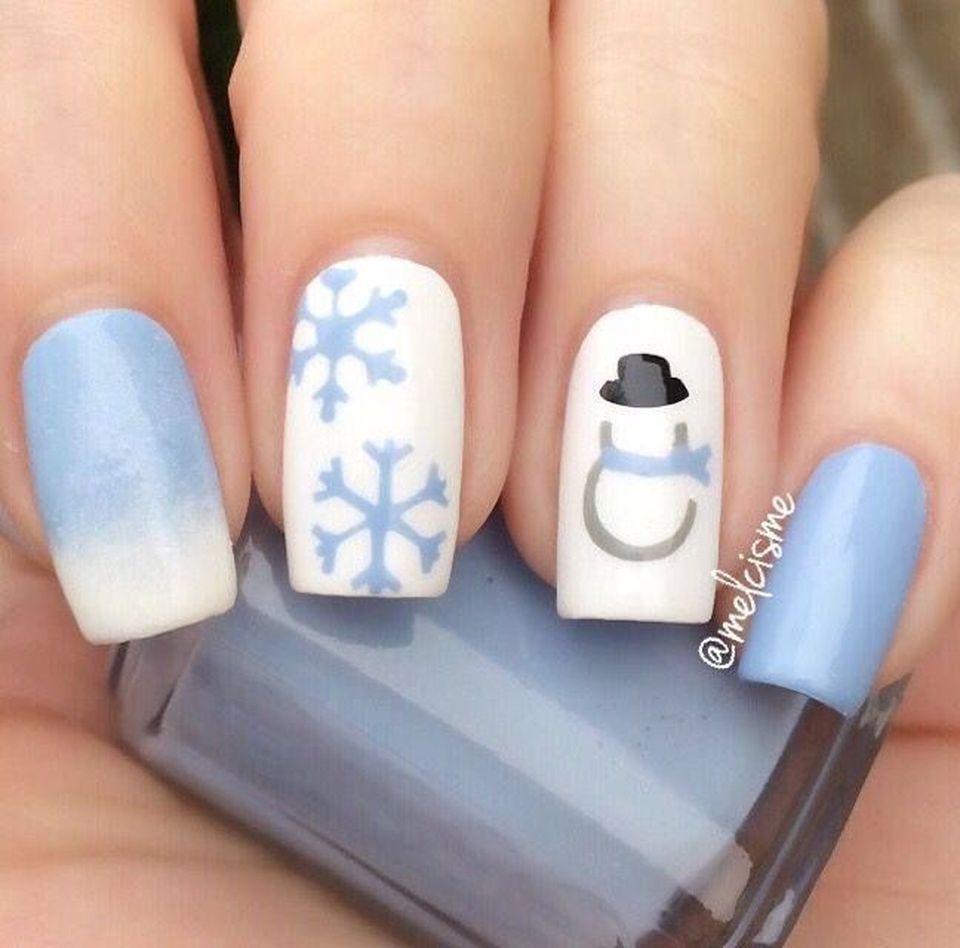 Whimsical Winter Manicure That Will Make Your Nails Stand Out  World inside pictures