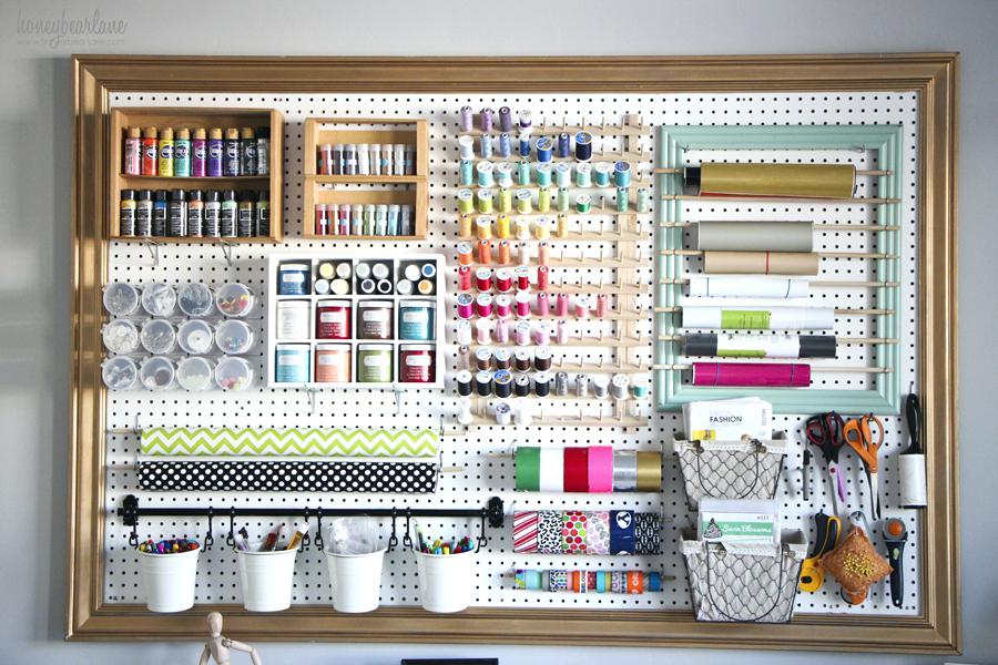 Practical Pegboard Storage Solutions For An organized Home - World ...