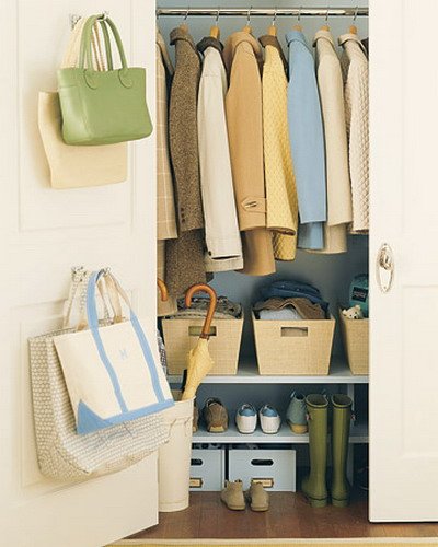 diy bag hanger organizer