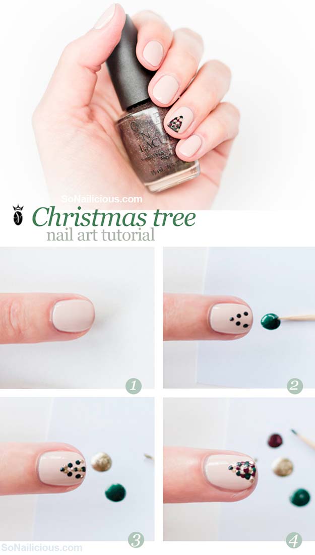 12 Newest Christmas Nail Art Ideas To Try - SoNailicious