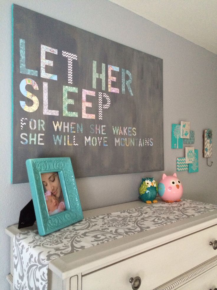 diy nursery accent wall