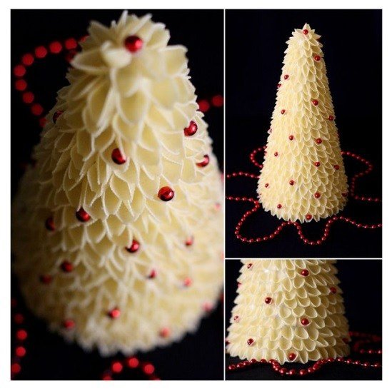 macaroni pasta christmas tree