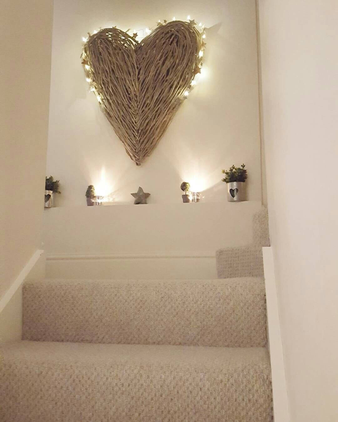 DIY staircase decor