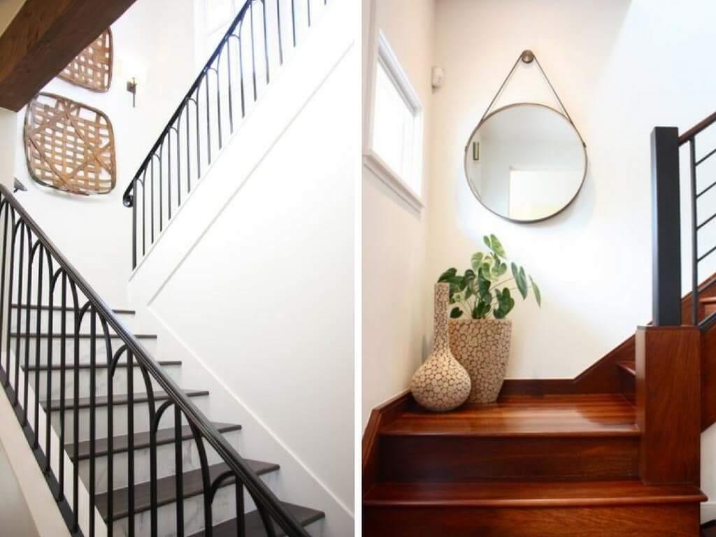 minimal staircase decorations