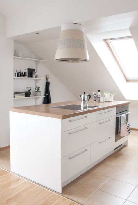 attic kitchen design ideas