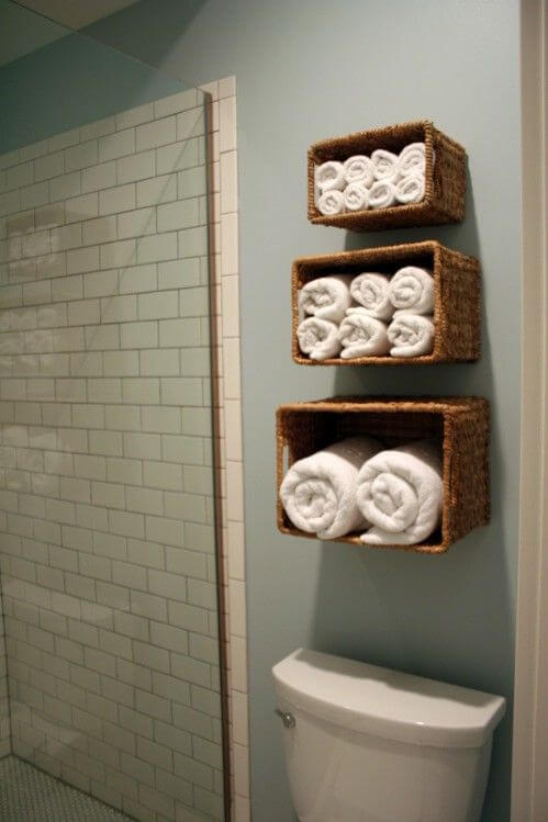 wall towel storage