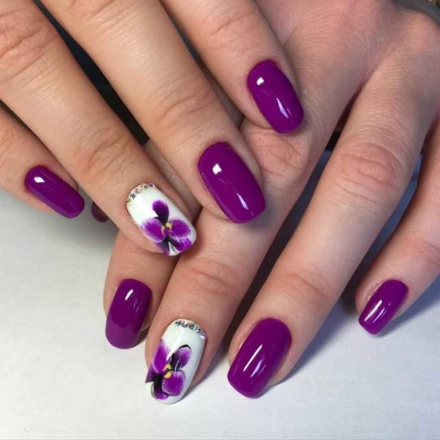 Fragrant Orchid Nails Designs That Will Put You In The Spring Mood ...