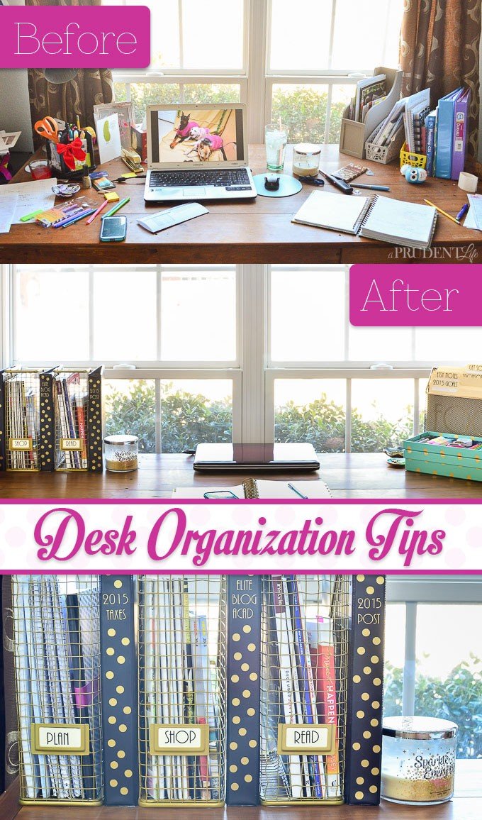 how to organize a messy office