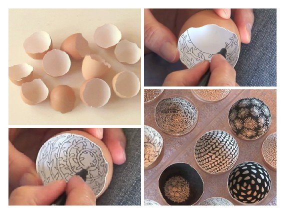 Fun Easy-To-Make DIY Egg Shells Decorations - World inside pictures