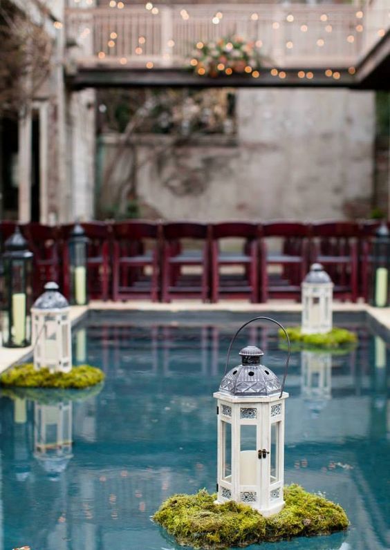 wedding pool floats