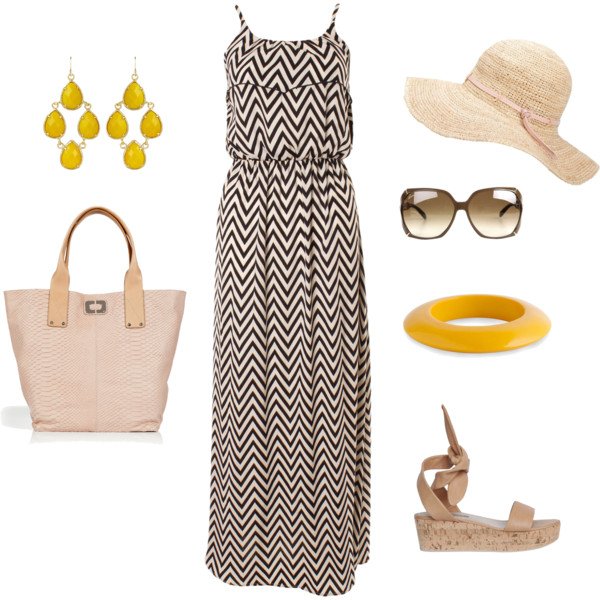 polyvore spring dresses