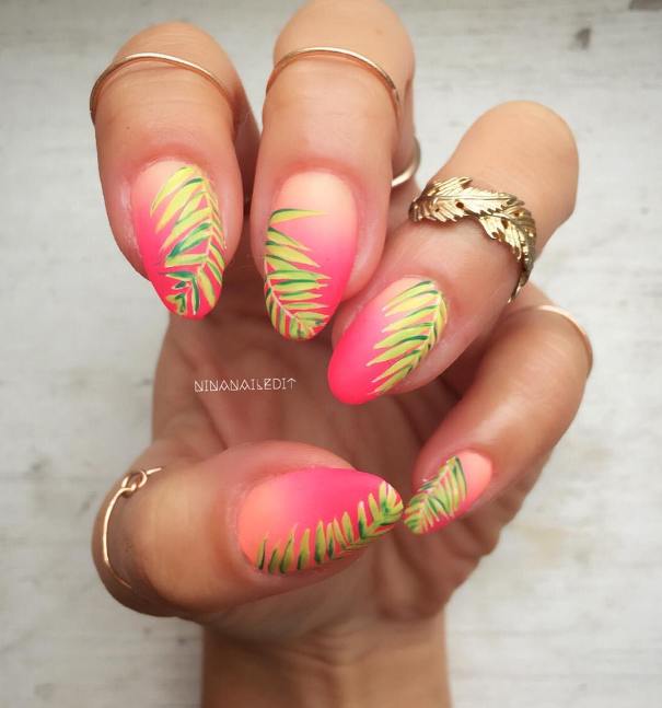 tropical manicure