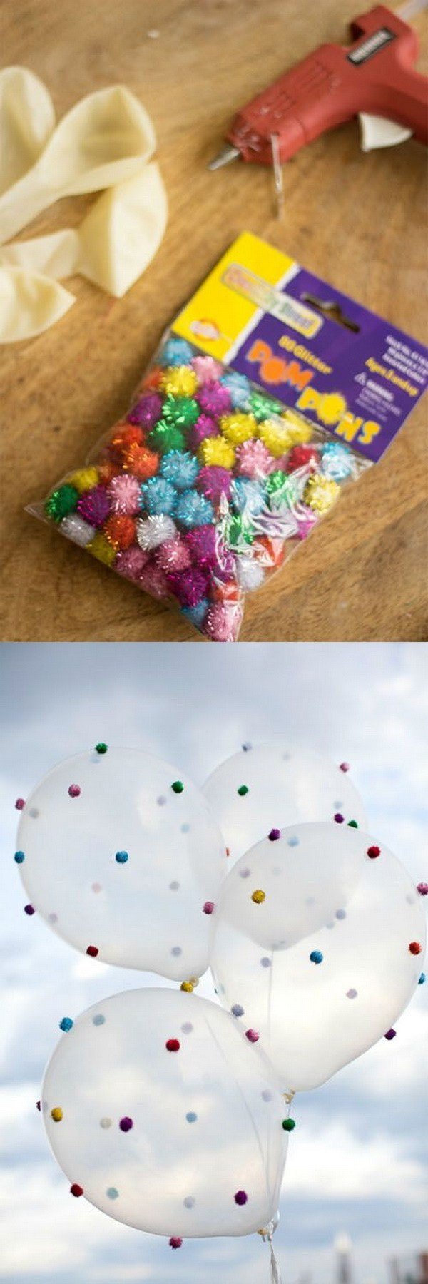 pom pom balloons