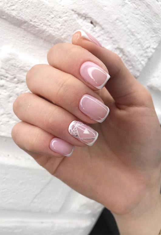 french nails square