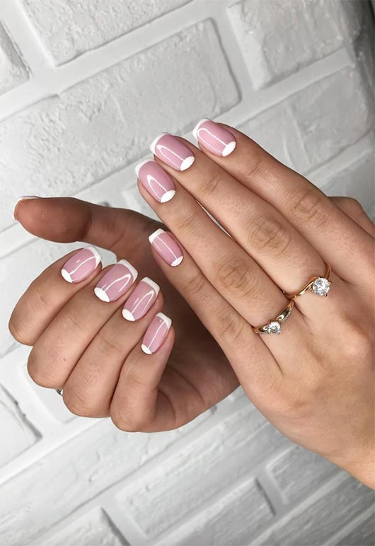 perfect french manicure diy