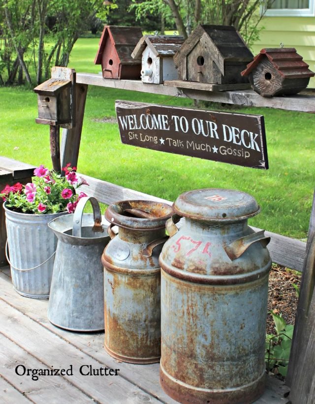 Interesting DIY Rustic Garden Decor Ideas That Will Bring An Interest ...