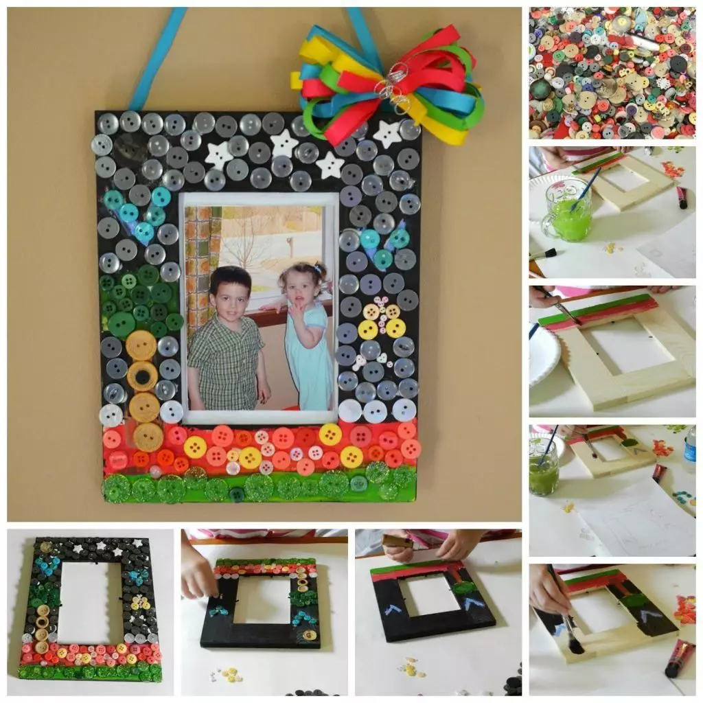 decorating a photo frame