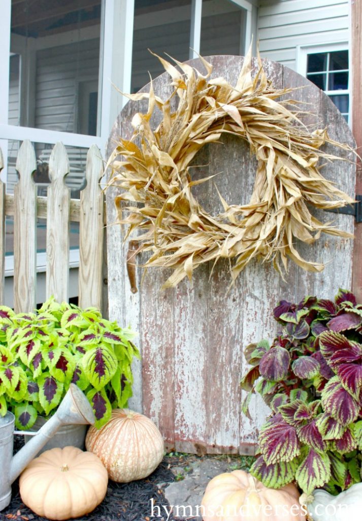 corn fall wreath