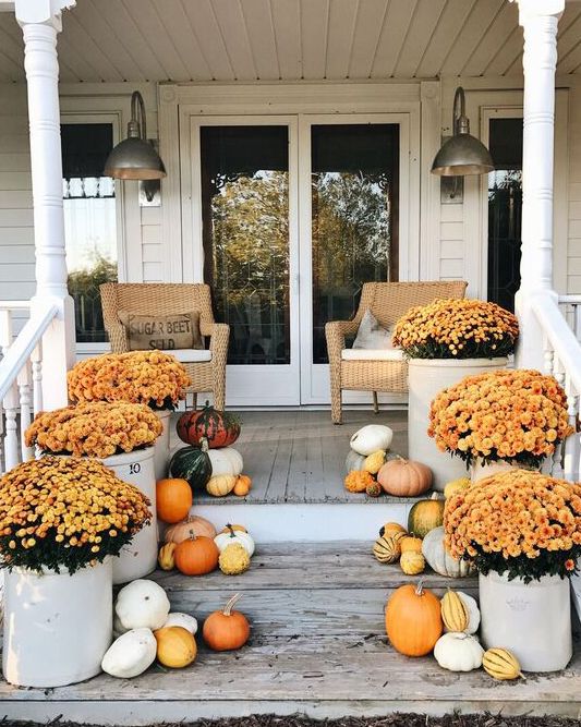 fall front porch ideas