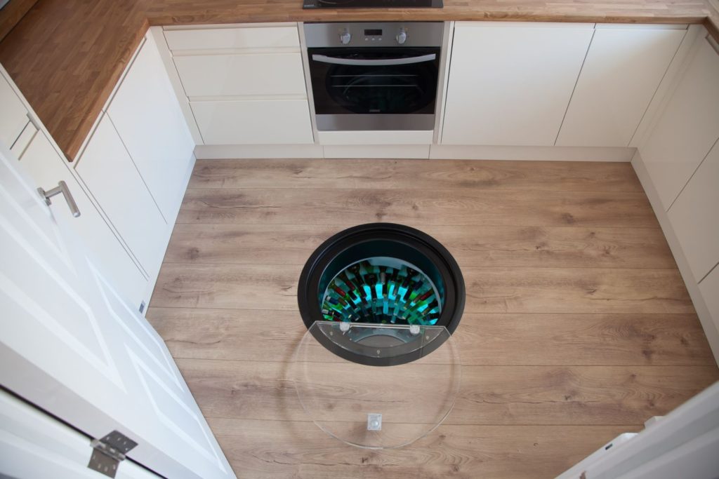 under the floor storing ideas in small kitchen