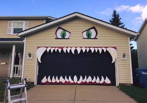 scary garage face