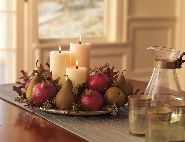 fall candles decor