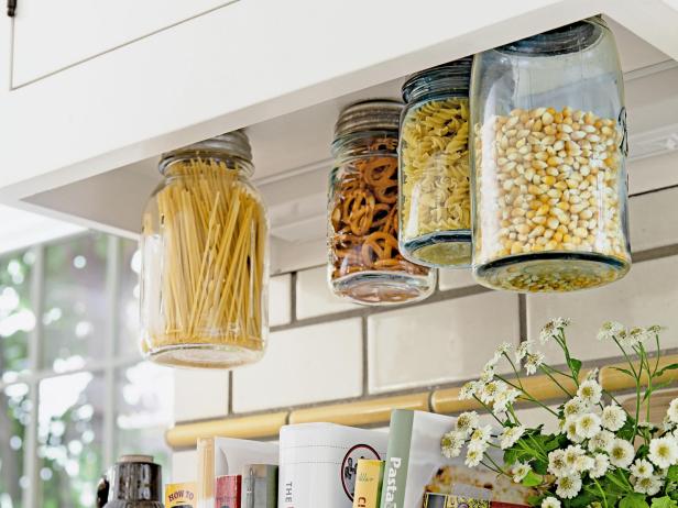 DIY under cabinet storage