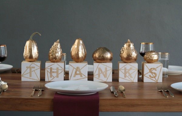 DIY thanksgiving table projects