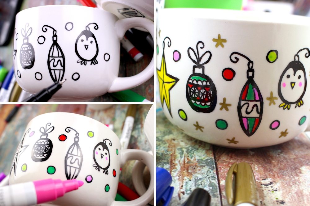 diy christmas mug ideas