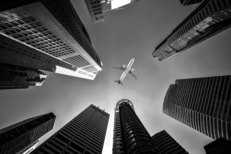 Airline, Architecture, Buildings, City, Flight, Jet