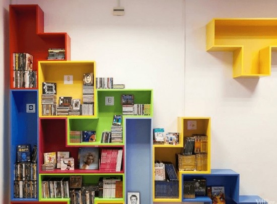 Tetris shelves