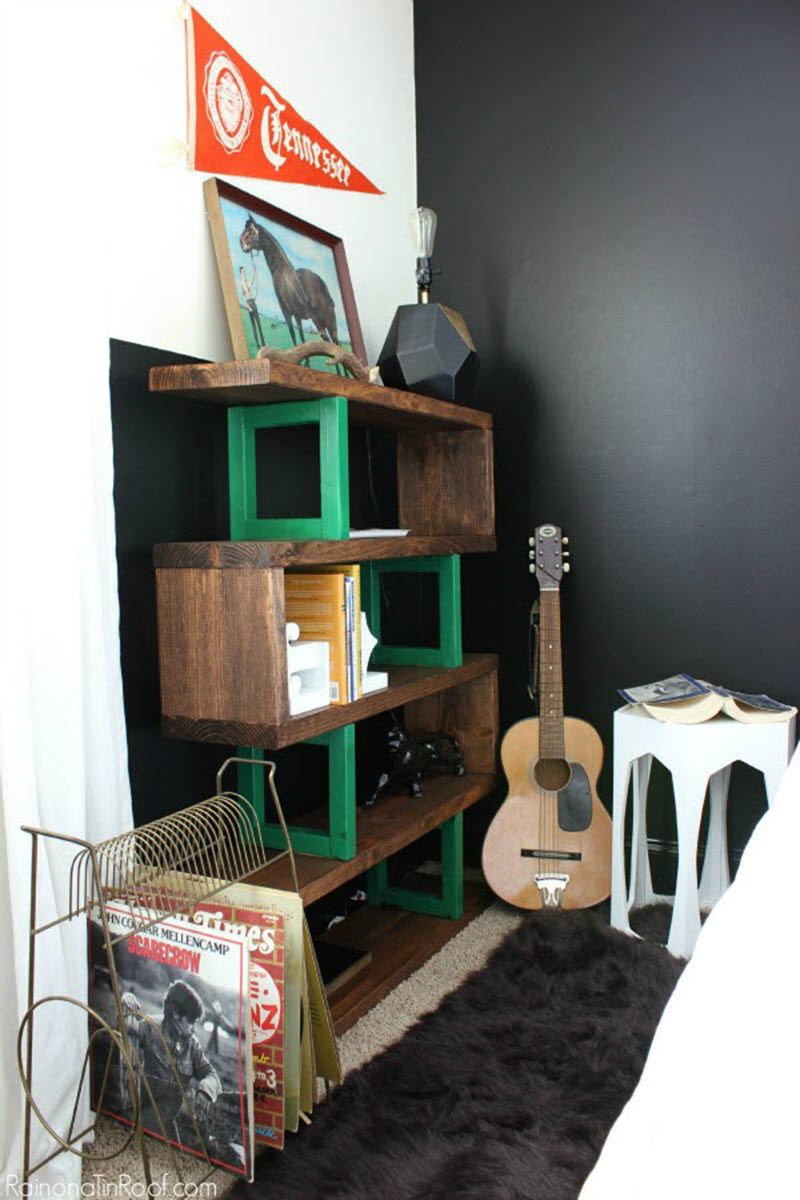 industrial diy shelves