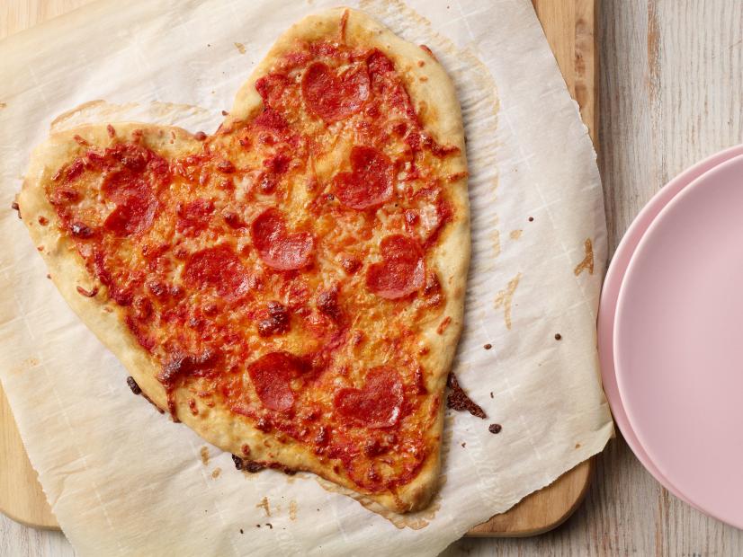 Valentine's Day pizza