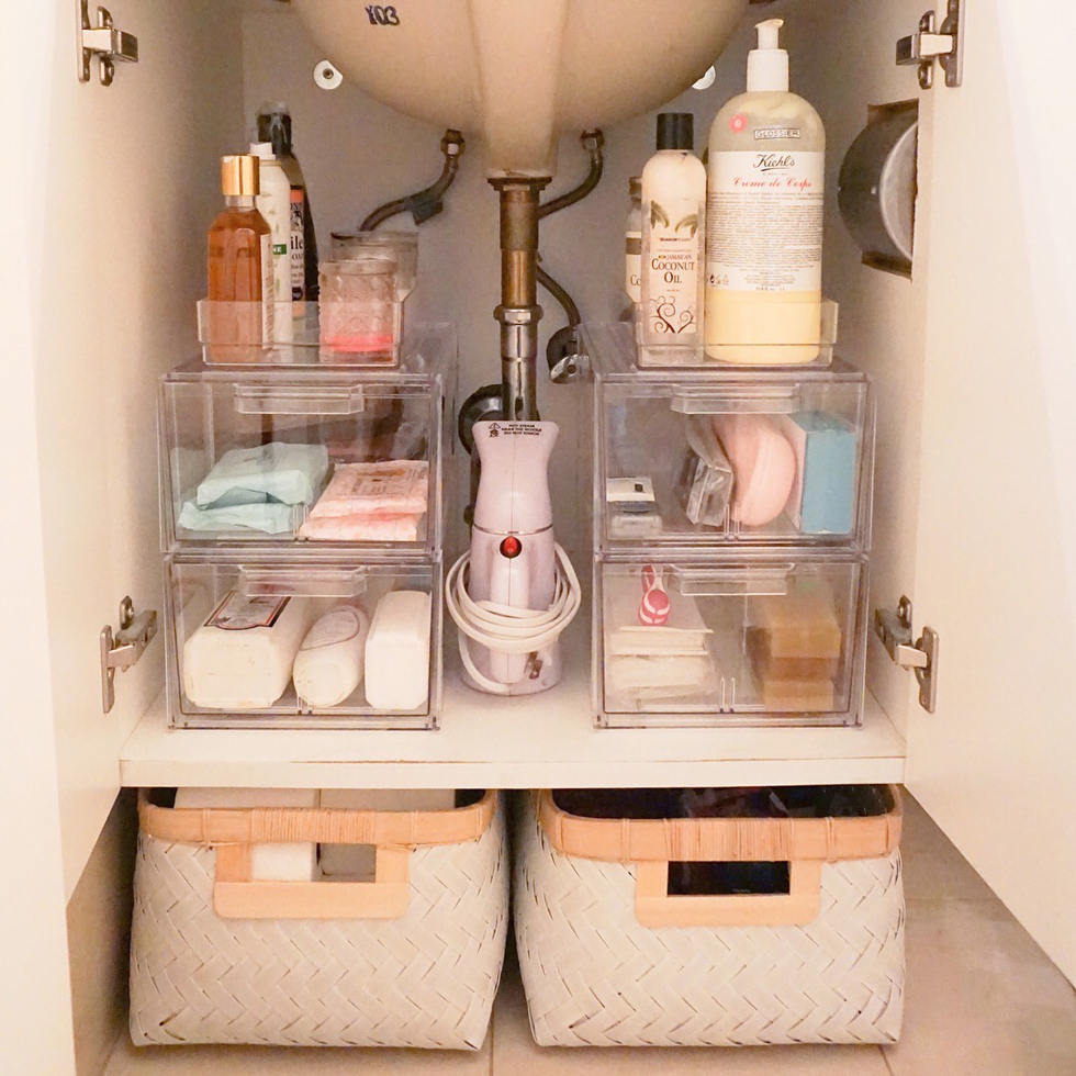 small bathroom organization ideas