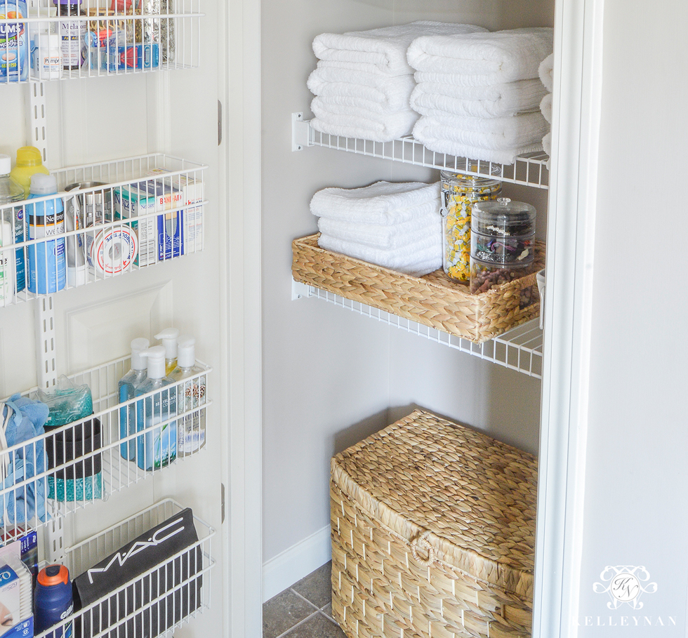 bathroom organization diy