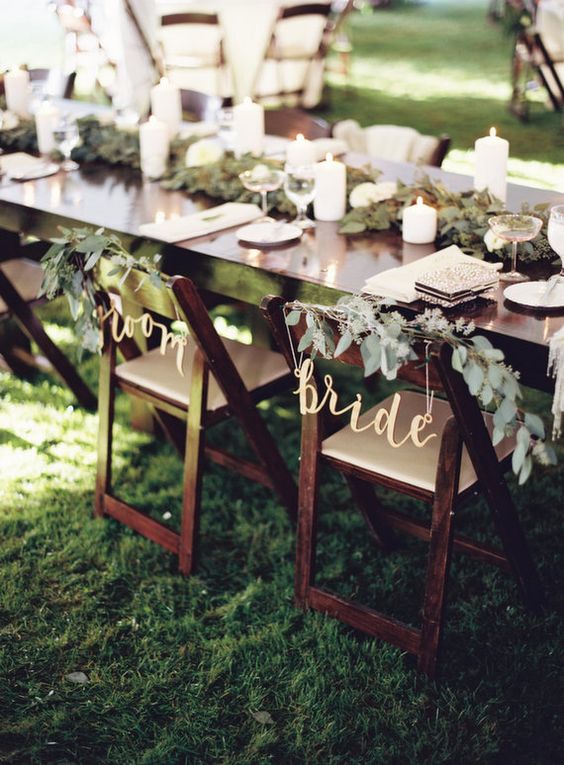 spring wedding chairs