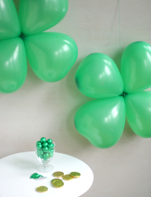 St. Patrick's Day balloons decor