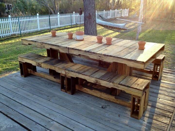 pallet garden furniture 