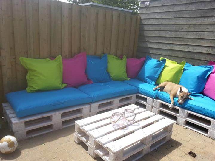 diy wooden pallet outdoor furniture