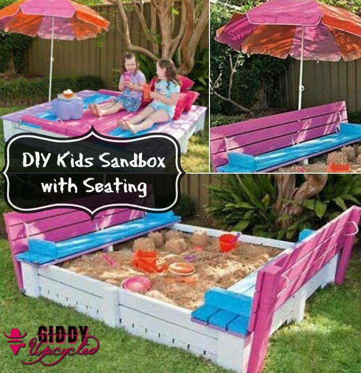 DIY Pallet Sanbox