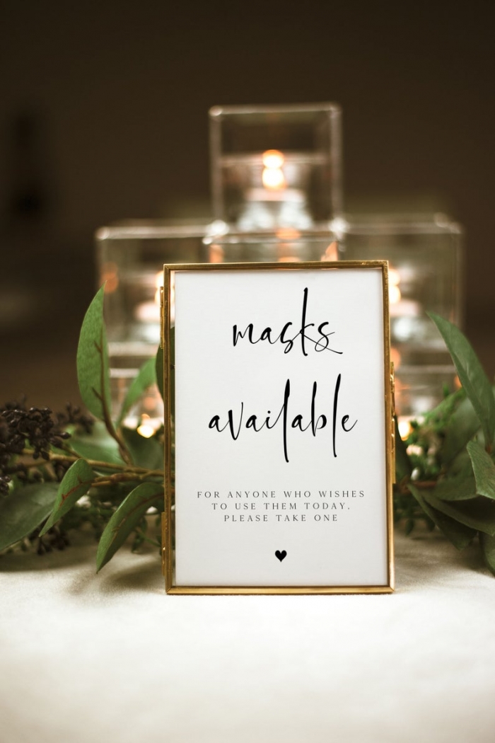 covid 19 wedding signs ideas