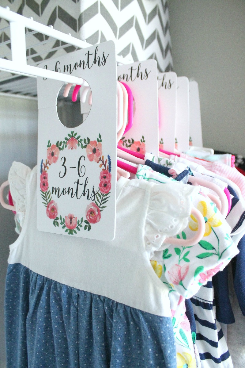 baby room clothes organization