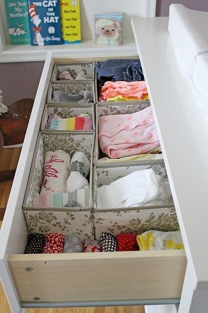 nursery dresser organization