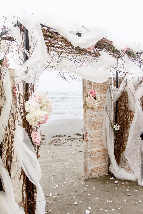 beach wedding decorations